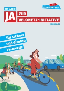 Plakat Velonetz-Initiative