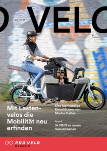 Titelbild Pro Velo Magazin Frühling 2026